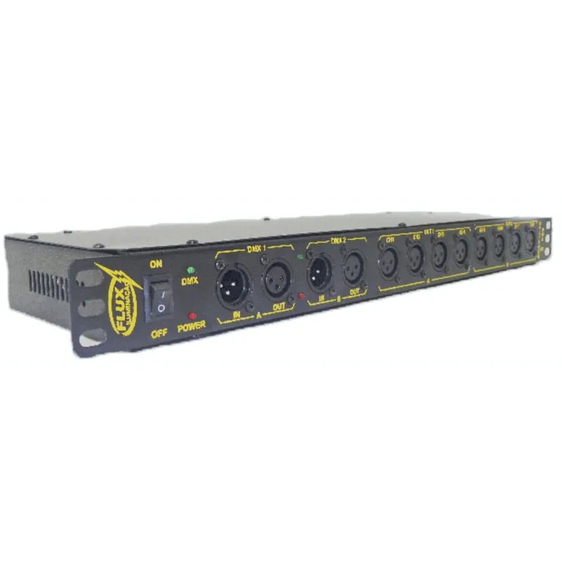 Splitter 01 Entrada E 08 Saidas Padrão 19/1un Dmx Bivolt