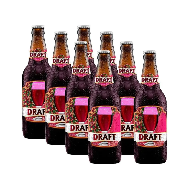 Chopp De Vinho Tinto Draft 600ml - Kit 8 Unidades
