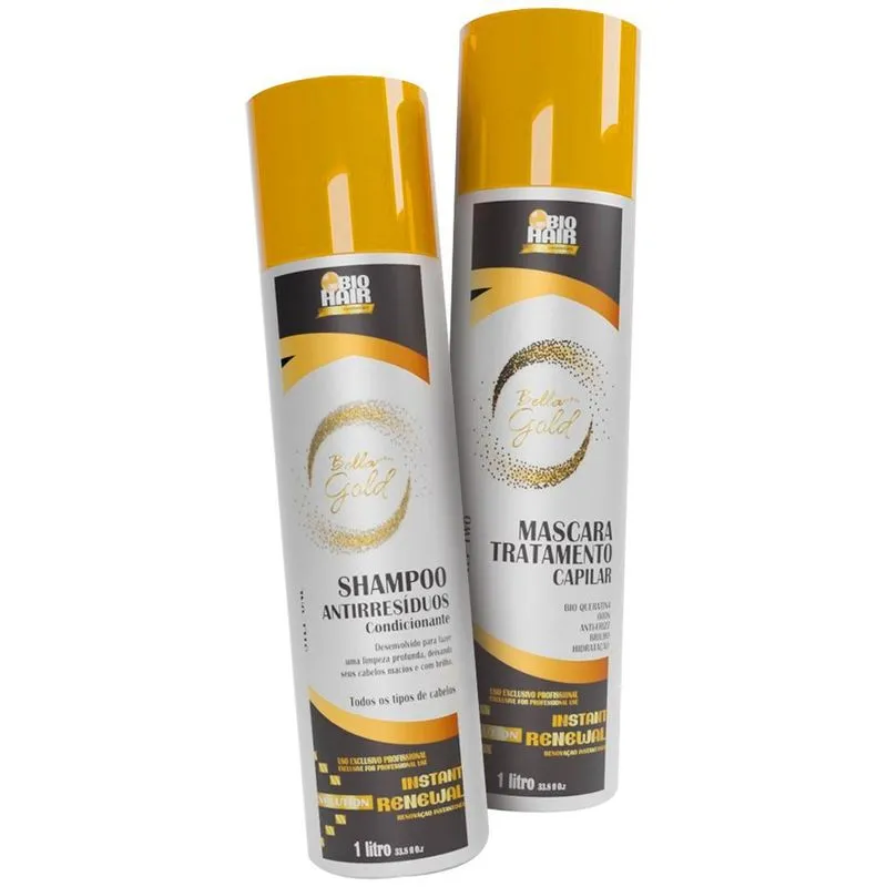 Bio Hair Cosméticos - Escova Progressiva Bella Gold