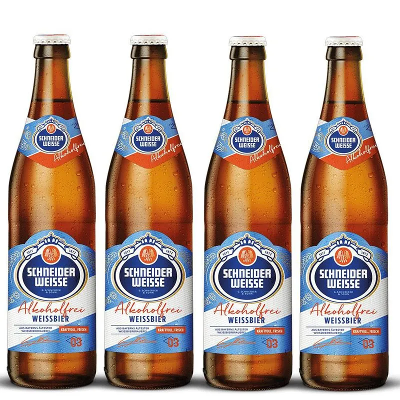 Kit 4 Uds Cerveja De Trigo Sem Álcool Tap 3 - Gf 500 Ml