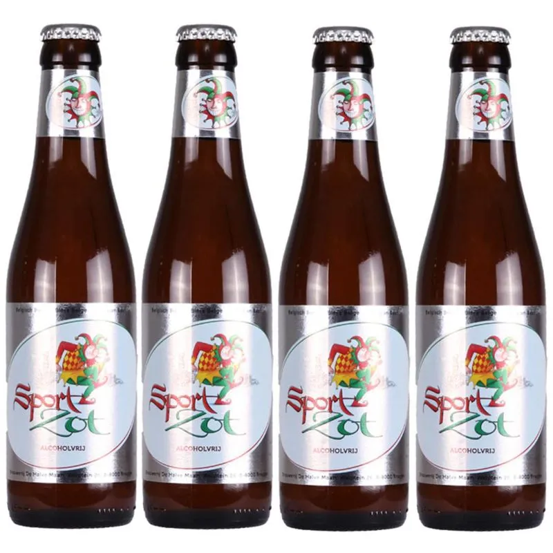 Cerveja Sem Álcool Brugse Zot Sport 330 Ml Bélgica 4 Un