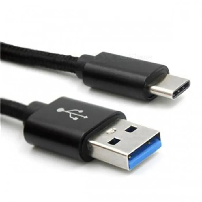 Cabo Usb 3.1 Tipo C Preto 2 Metros Universal Reforçado - Mafua Info
