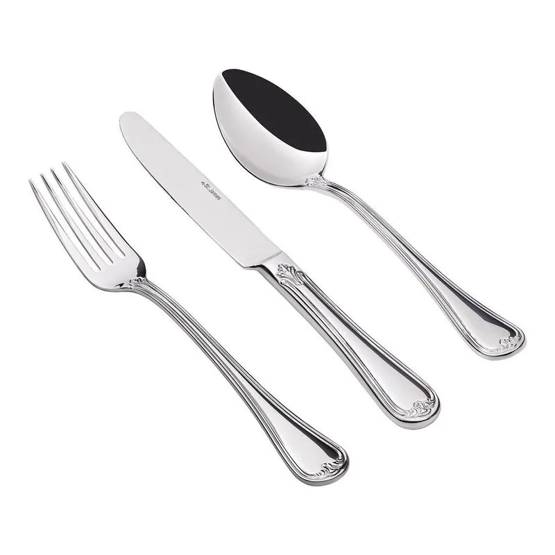 Conjunto De Talheres Aço Inox St. James 101 Peças Versailles