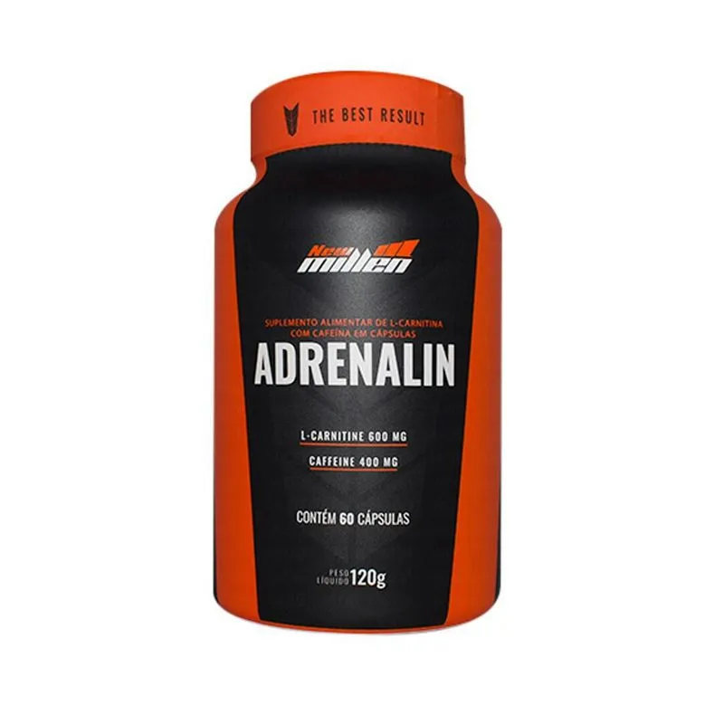 Termogênico Adrenalin 60 Capsulas New Millen