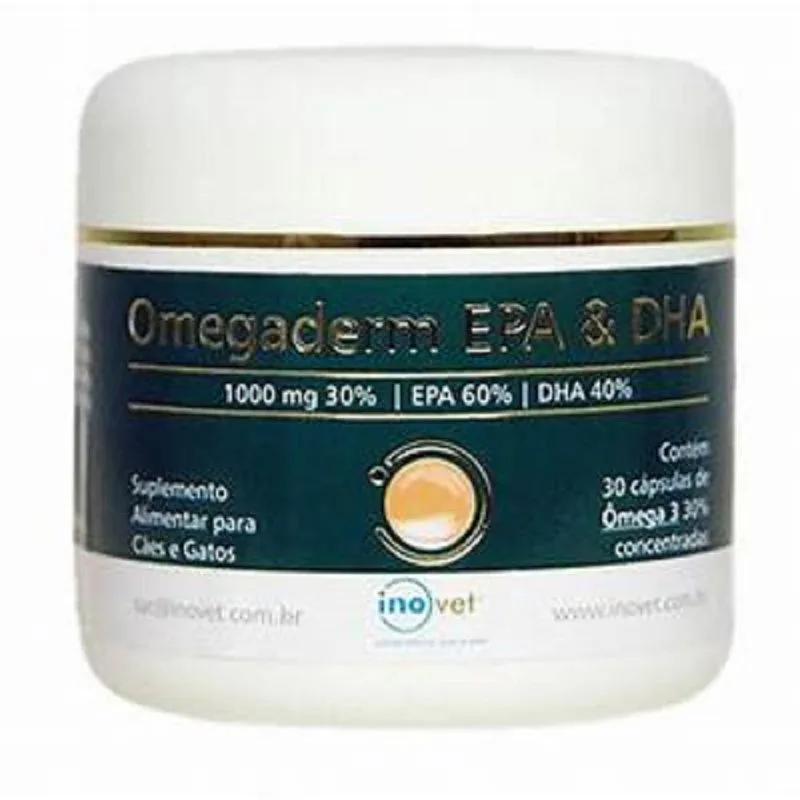 Suplemento Omegaderm Epa E Dha 1000mg Com 30 Cápsulas
