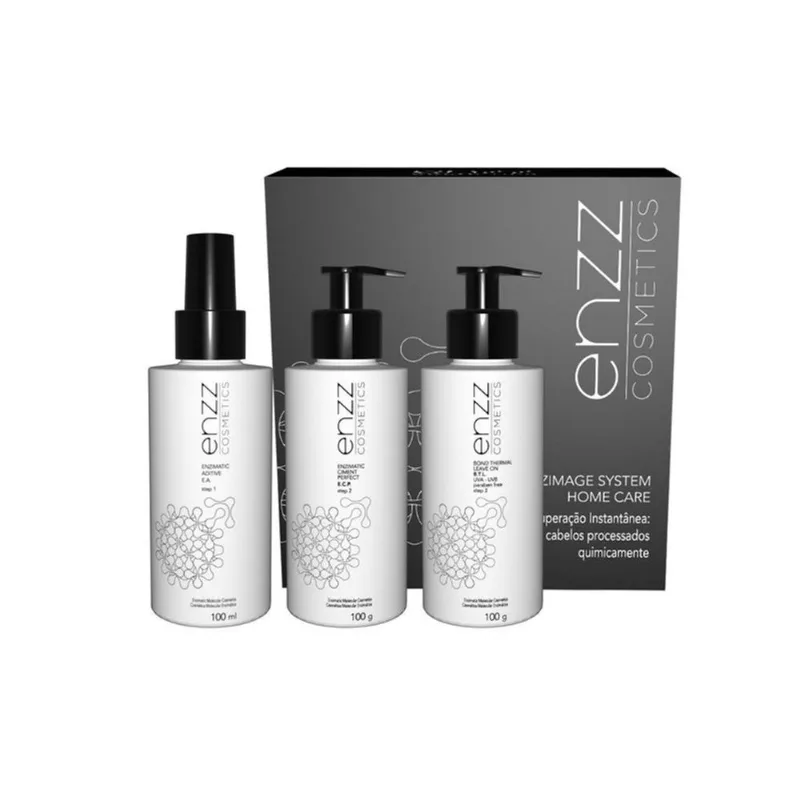 Enzz Comestics - Kit Enzimage Home Care - 3X100Ml