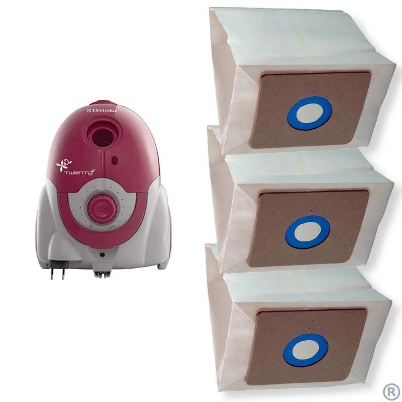 Kit Com 3 Saco Para Aspirador De Pó Electrolux Twenty