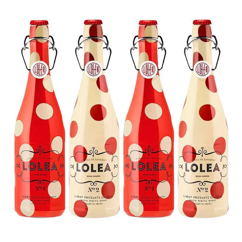 Kit 2 Sangria Lolea Nº1 750ml + 2 Sangria Lolea Nº2 750ml