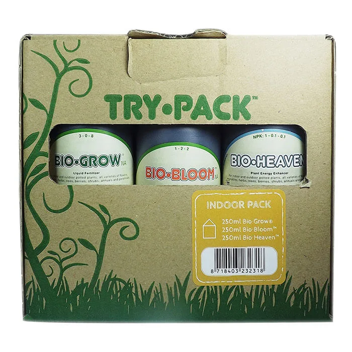 Try Pack Indoor Biobizz - Kit De Nutrientes Orgânicos