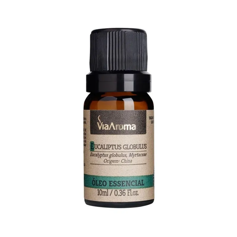 Óleo Essencial De Eucalipto 10Ml Via Aroma 100% Natural