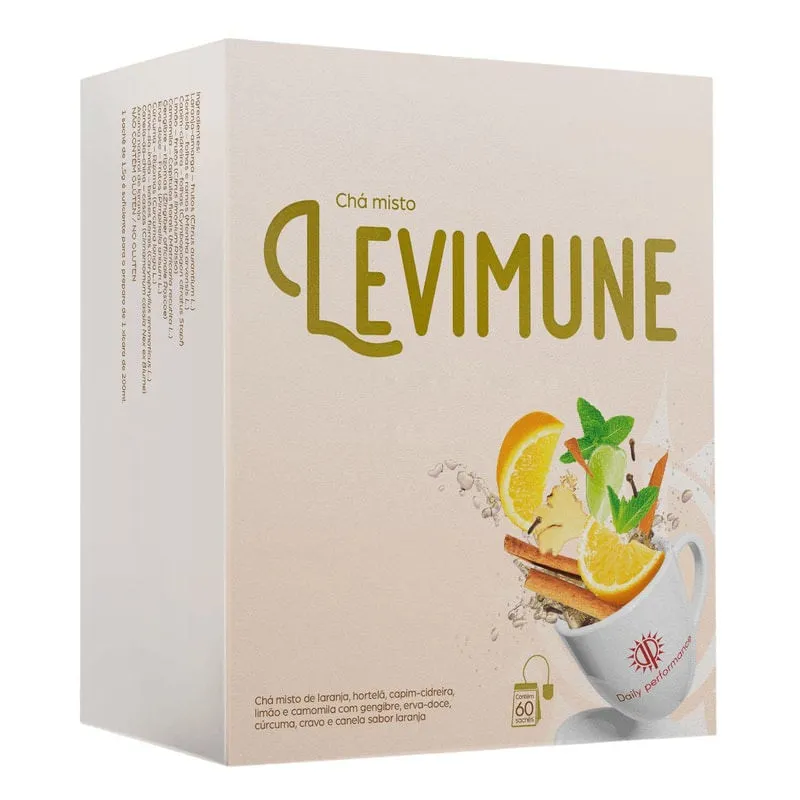 Chá Levimune 100% Natural - 60 Sachês 90G