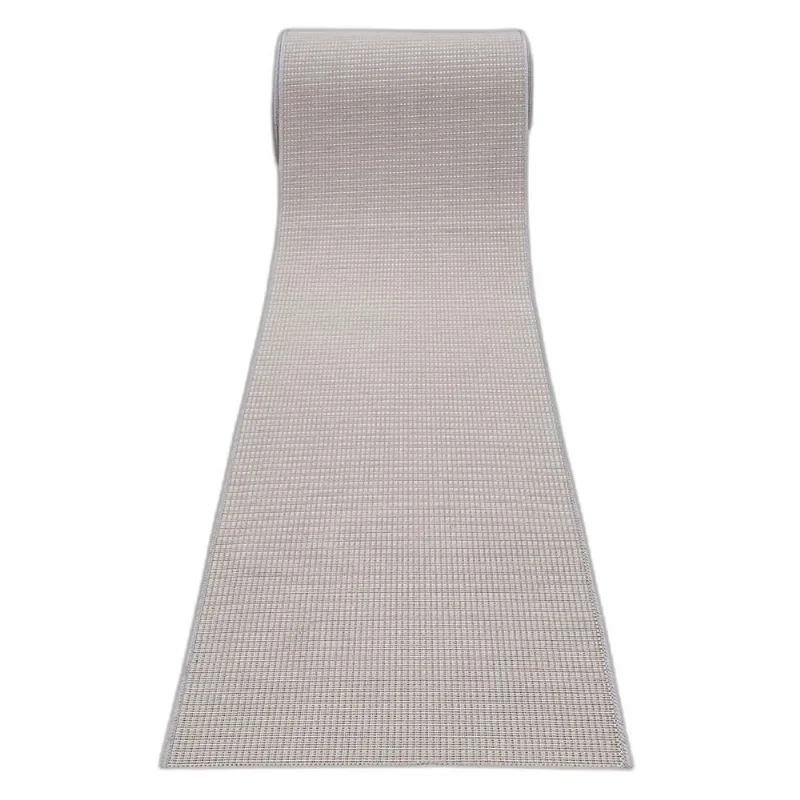Passadeira Trilho 3M Sisal Sem Pelo Liso Buzios Cinza 66X300