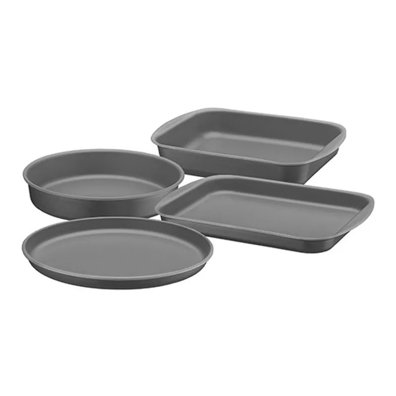 Jogo De Assadeiras Antiaderente Preto Brasil Tramontina