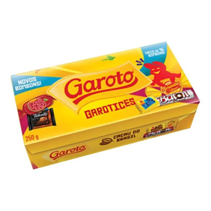 Caixa De Bombom Garoto 250g