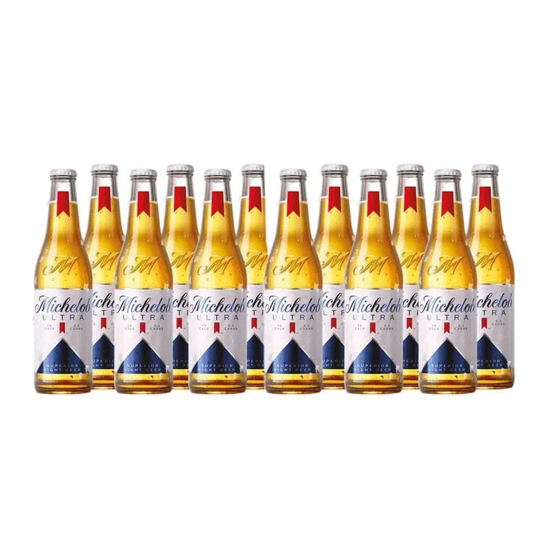 Cerveja Michelob Ultra Light Lager - 12 Unidades 355Ml