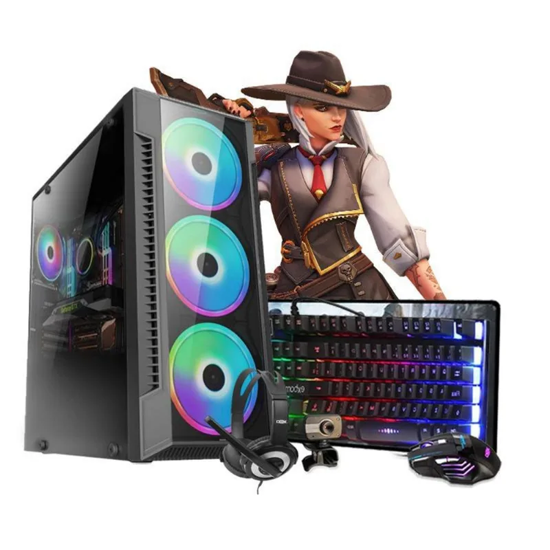 Pc Gamer Hector I3 4°Ger Gtx 1050Ti 8Gb Hd 500Gb Ssd 120Gb