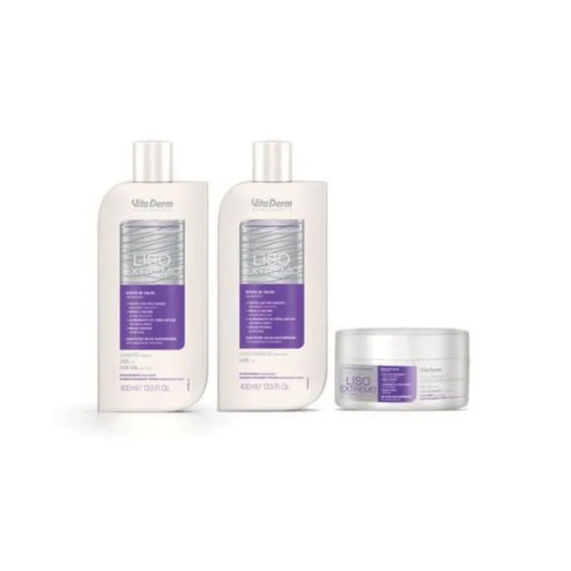 Kit Liso Extremo Vita Derm 3 Produtos.