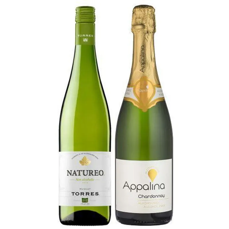 Kit Vinho E Espumante Sem Álcool - 2 Garrafas De 750ml
