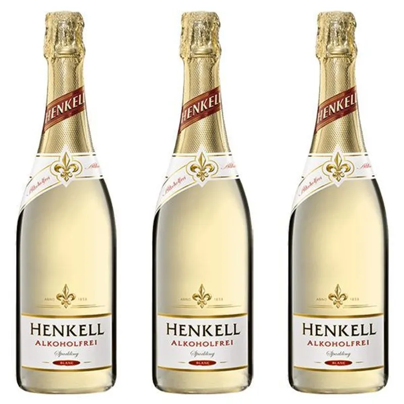 Combo 3 Un Espumante Sem Álcool Henkell - 750ml - Alemanha