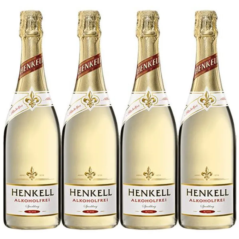 Combo 4 Un Espumante Sem Álcool Henkell - 750ml - Alemanha