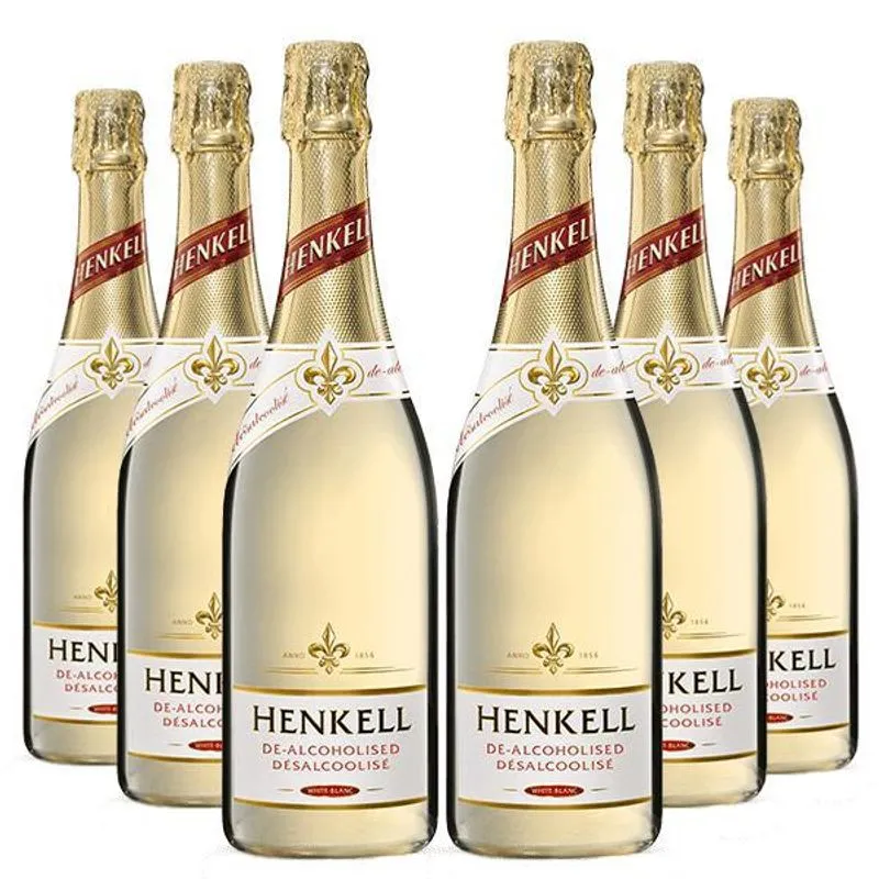 Combo 6 Un Espumante Sem Álcool Henkell - 750ml - Alemanha