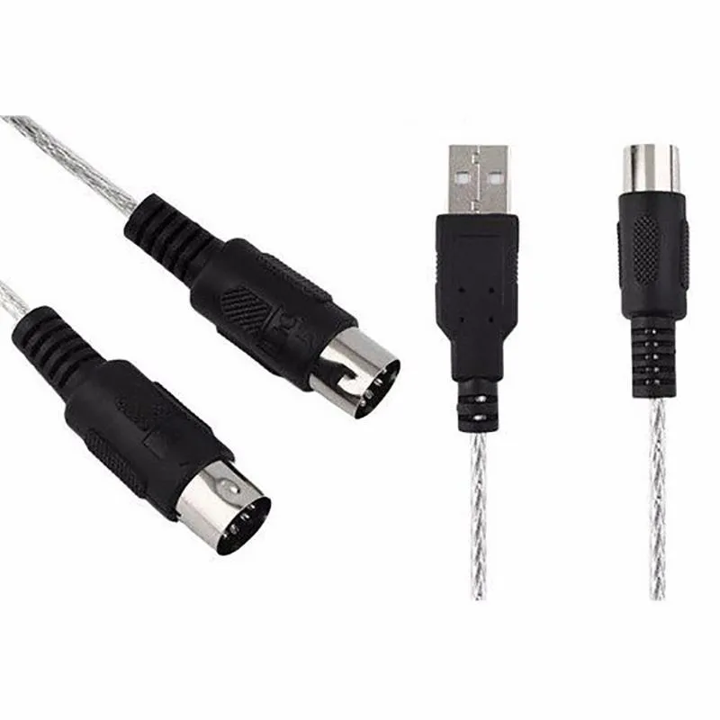 Cabo Conversor Midi USB 2.0 Suporte Adaptador DeTeclado Pedaleira Multimidea Para Pc Desktop Notebook - Mafua Info