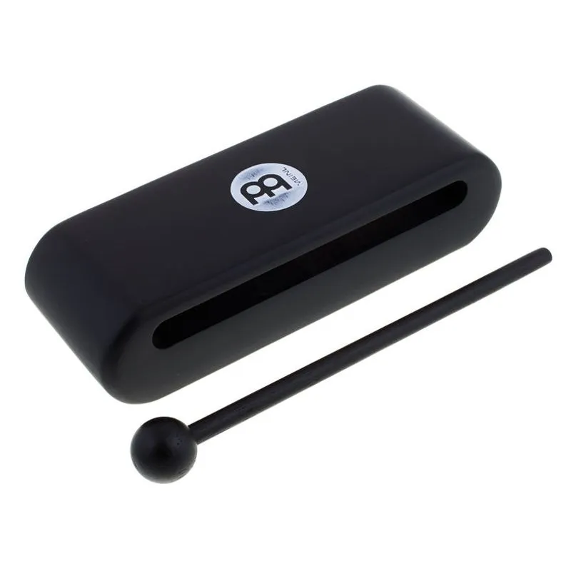 Bloco Sonoro Médio Em Madeira Preto Meinl Mwb1bk
