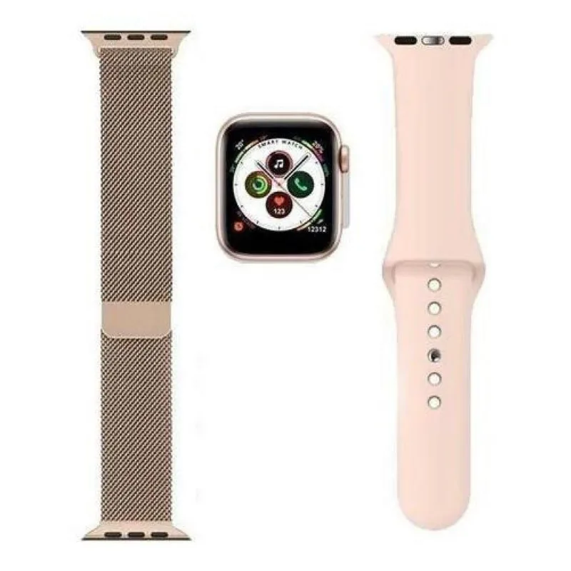 Relógio Feminino Smartwatch Iwo 12 Série 5 44Mm 2 Pulseiras