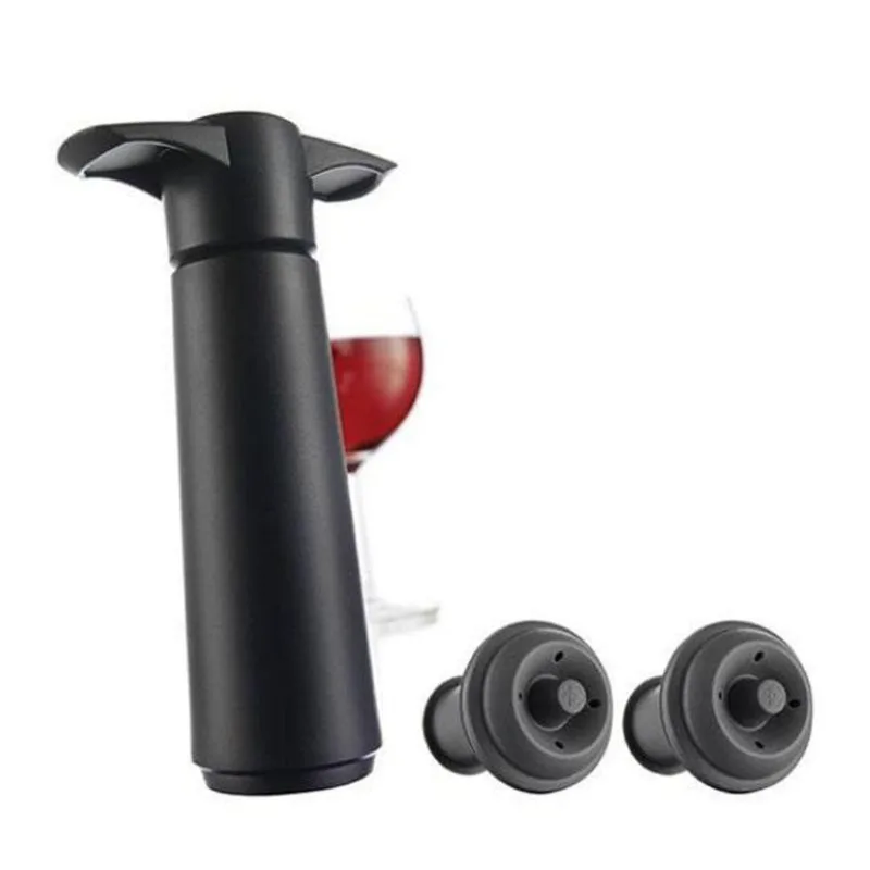 Bomba À Vácuo Para Vinho Com 2 Rolhas Vacu Vin