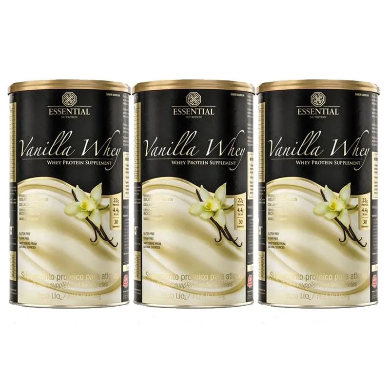 Vanilla Whey 900g 3 Un Essential Nutrition