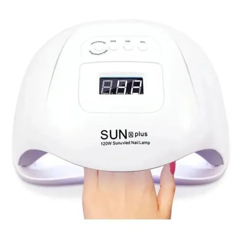 Cabine Led Uv Sun X Plus 120w Secagem Unhas Gel Acrigel