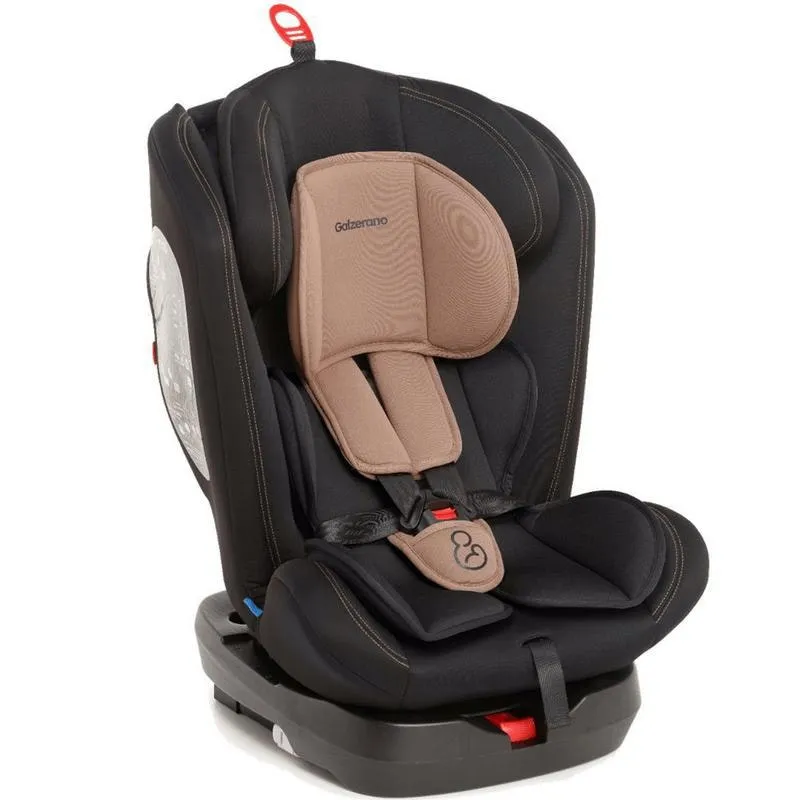 Cadeirinha Carro Galzerano Isofix 360º Ate 36Kg Preto/Marrom