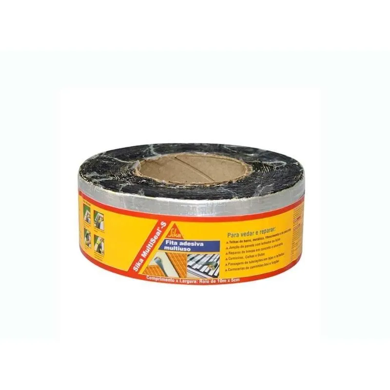Fita Manta Asfáltica Alumínio Multiuso 5cm X 10m Sika
