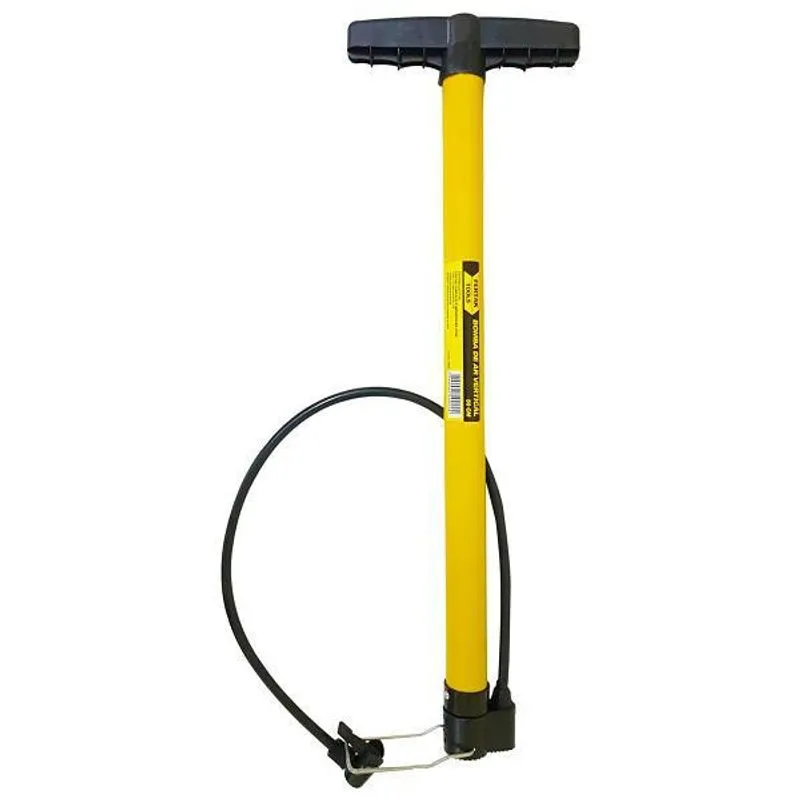 Bomba De Ar Vertical Encher Inflar Câmaras Pneus Emergência