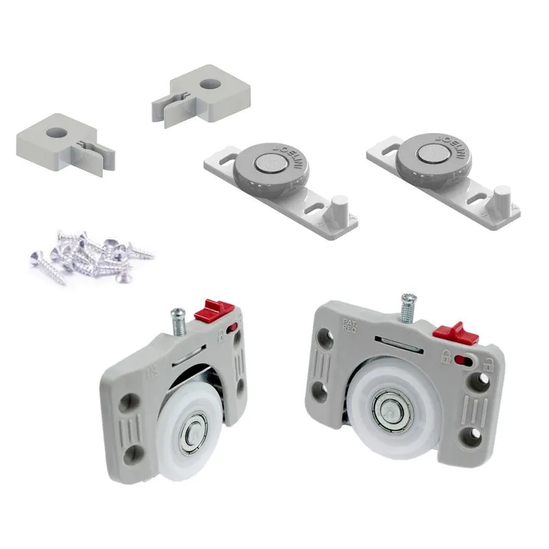 Roldana Porta de Armario Kit 1 Porta até 60 kg