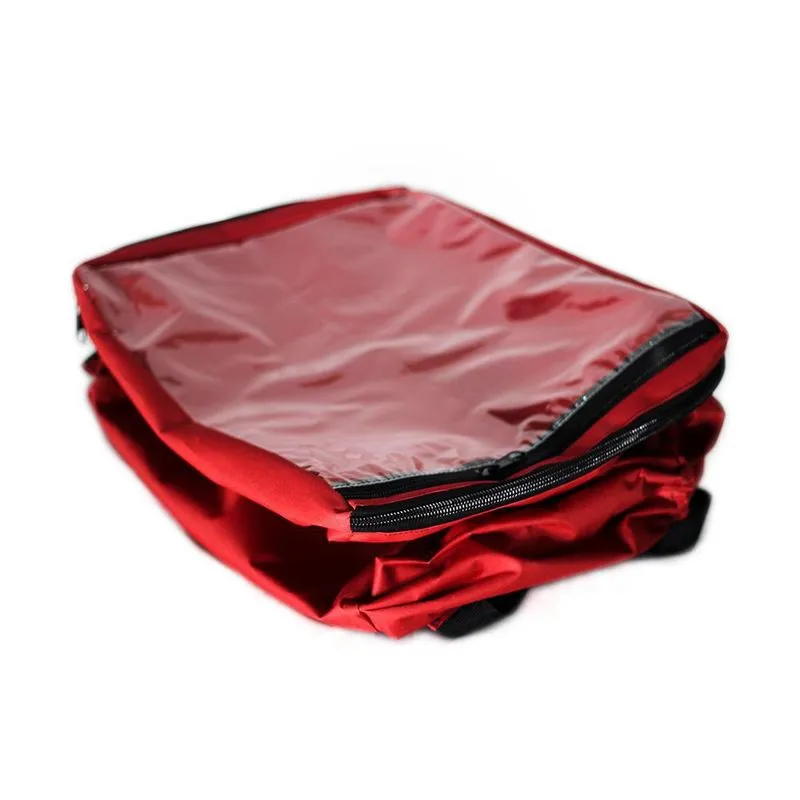 Kit 5 Mochila Caixa Térmica De Entrega 45L Motoboy Vermelho