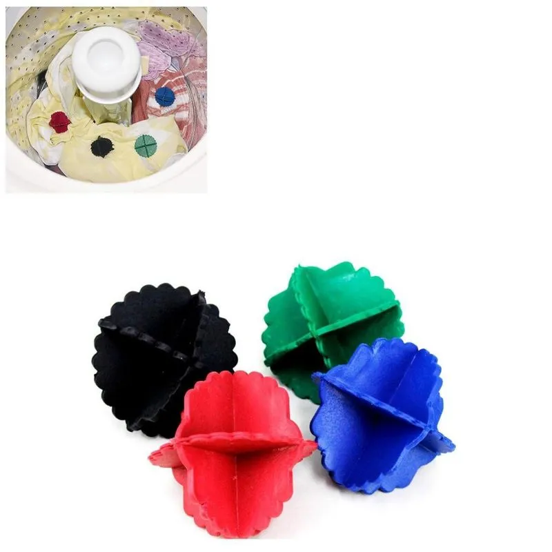Kit 4 Bolinhas Esferas Para Lavar Roupas Anti Bolinhas