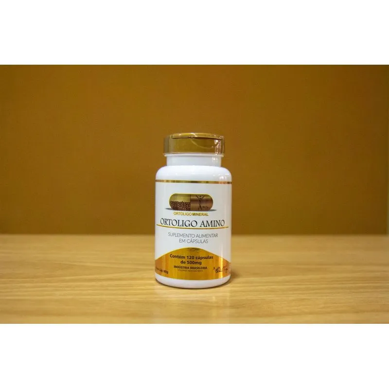 Suplemento Ortoligo Amino Ortoligomineral 120 Cápsulas 60g