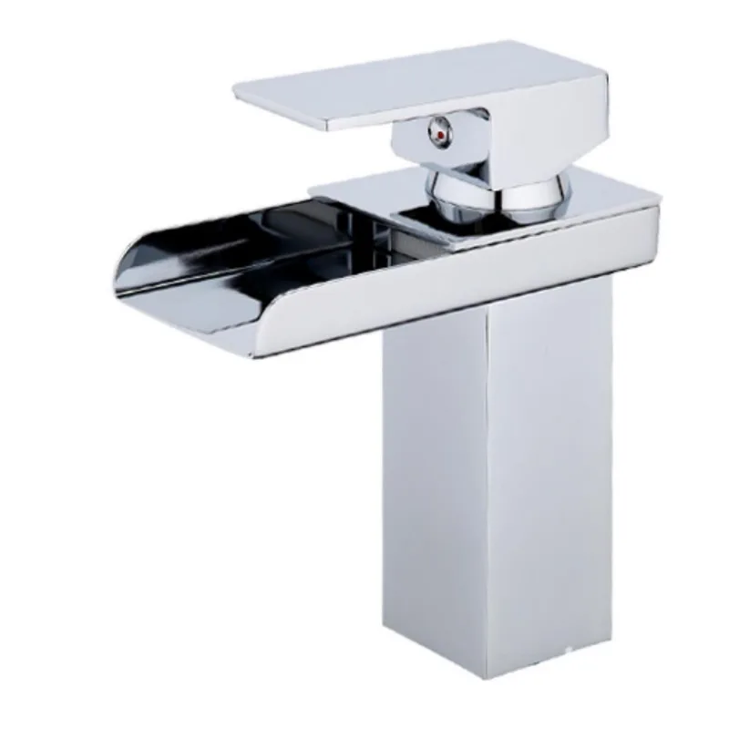 Torneira Cascata Banheiro Monocomando Lavabo Metal Cromado