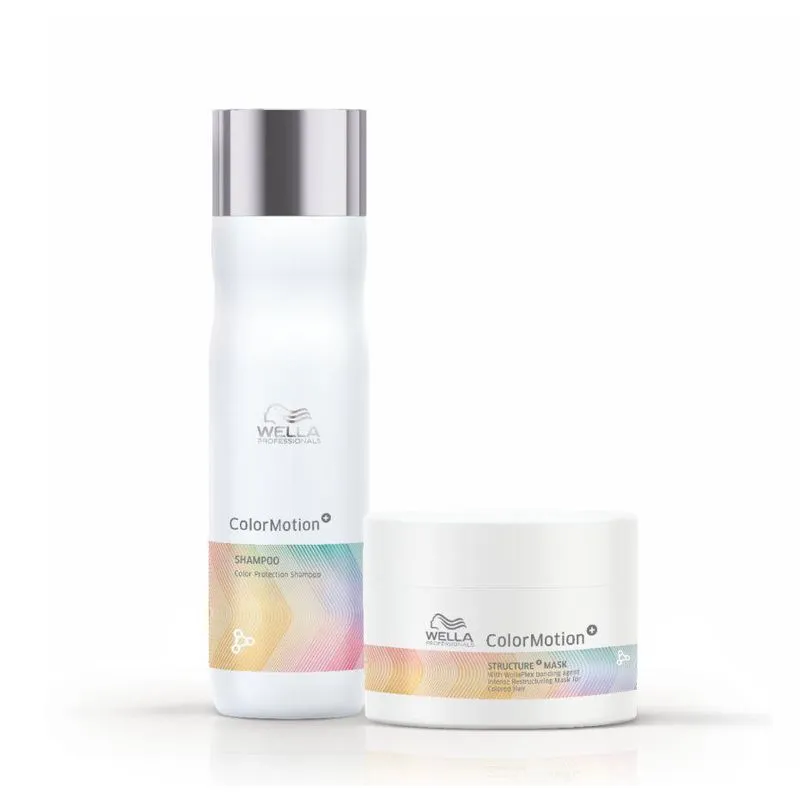 Kit Wella Color Motion Shampoo 250ml E Máscara 150ml