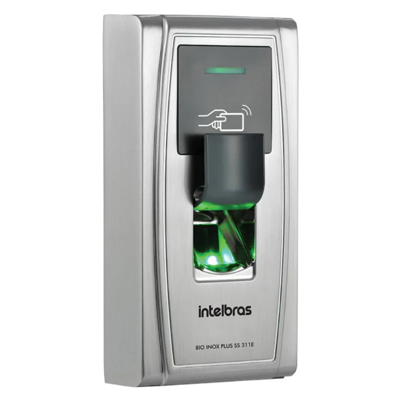 Controlador De Acesso Bio Inox Plus Ss 311e 125khz Intelbras