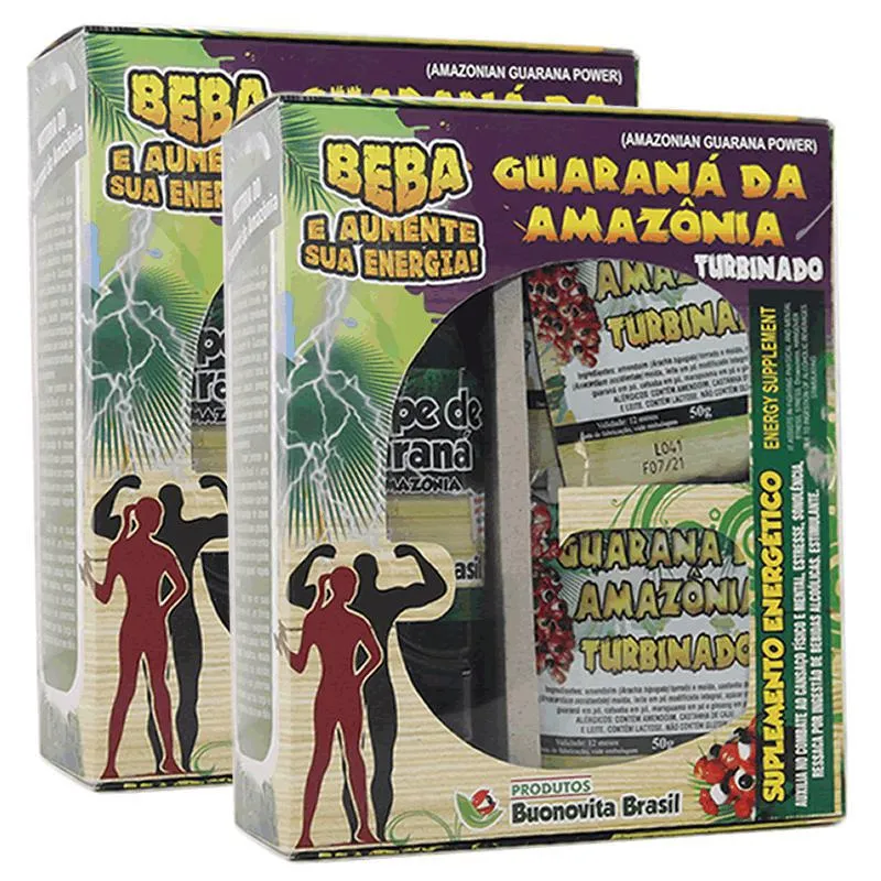 Combo Guaraná Da Amazônia Turbinado - Kit Com 2 Caixas