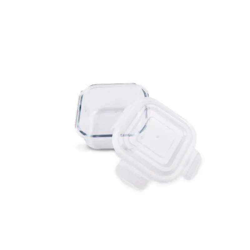 Pote Hermético Quadrado Com Tampa 1000 Ml