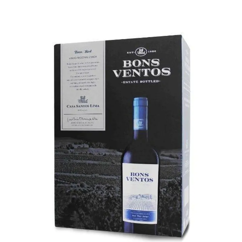 Vinho Português Quinta De Bons Ventos Bag In Box Tinto 3l