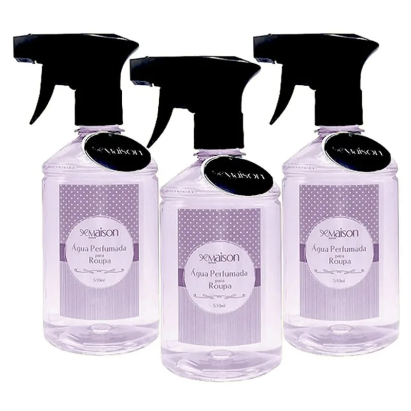 Água Perfumada Roupas Le Fruits - Kit 3 Unidades