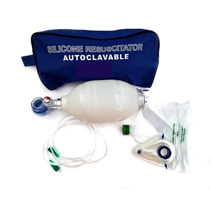 Reanimador Ressuscitador Manual Tipo Ambu Silicone - Adulto