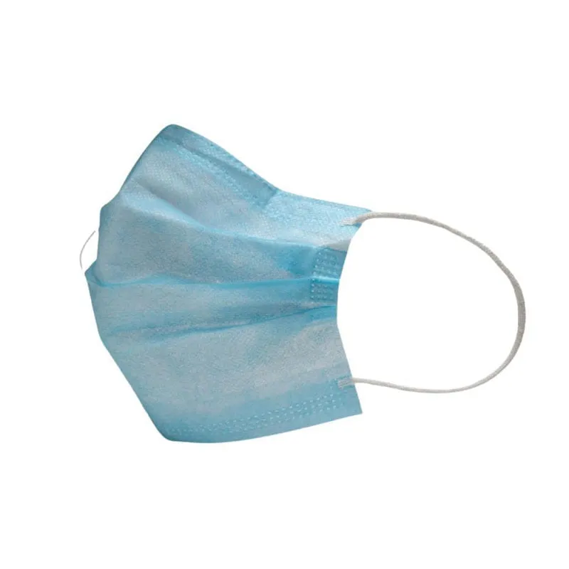 Máscara Descartável Com Clip Nasal Tripla Camada 40 Unidades