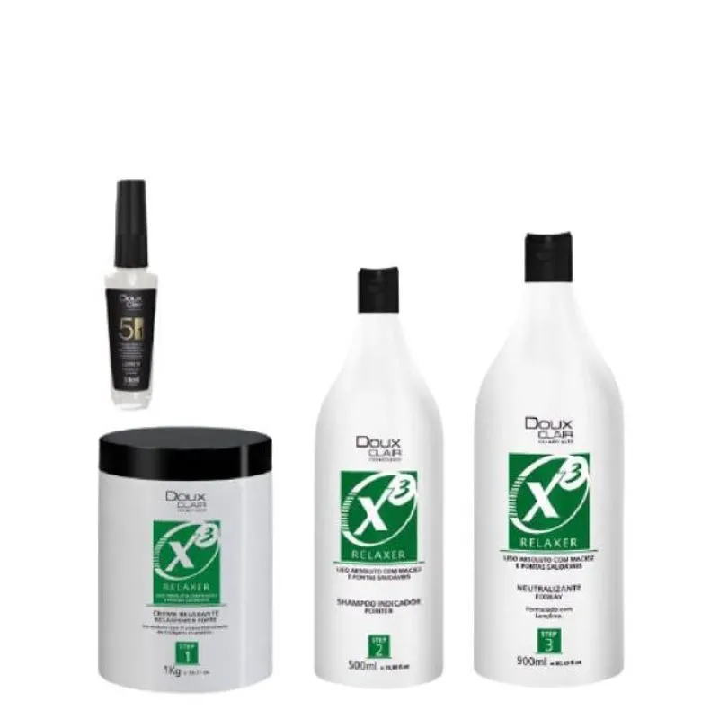 Escova Definitiva X3 Relaxer Doux Clair Cosmétiques