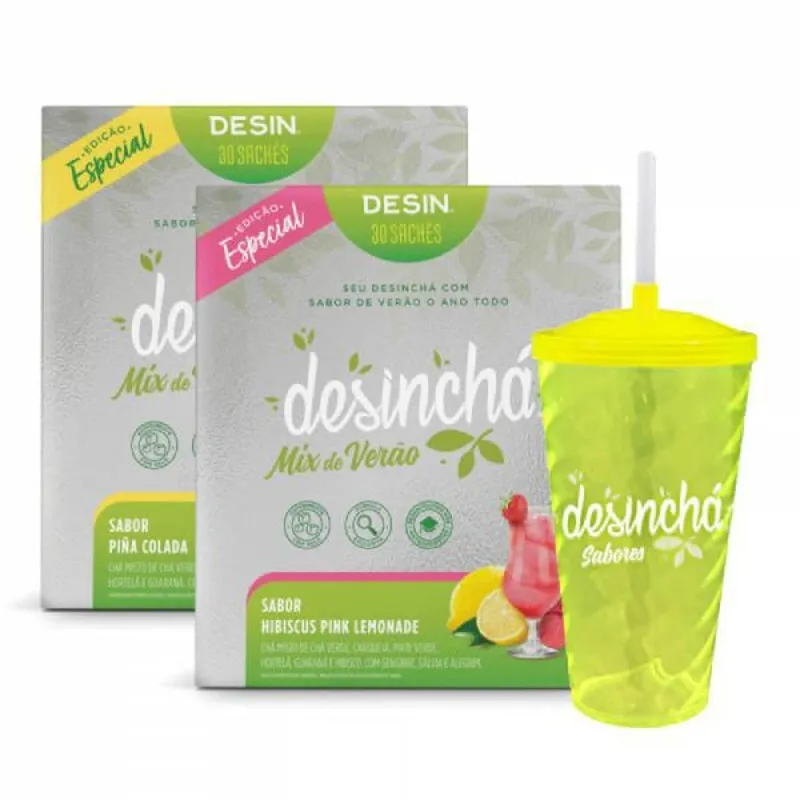 Combo Mix De Verão + Copo Amarelo