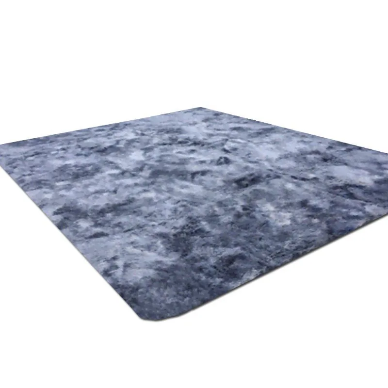 Tapete 2,00X1,50 Felpudo Pelo Alto Cinza Mesclado